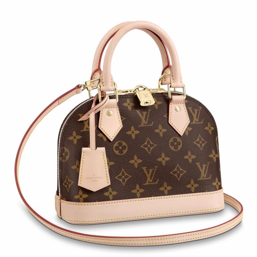 Louis Vuitton LV Alma BB PM Shoulder Bag Monogram Damier Ebene