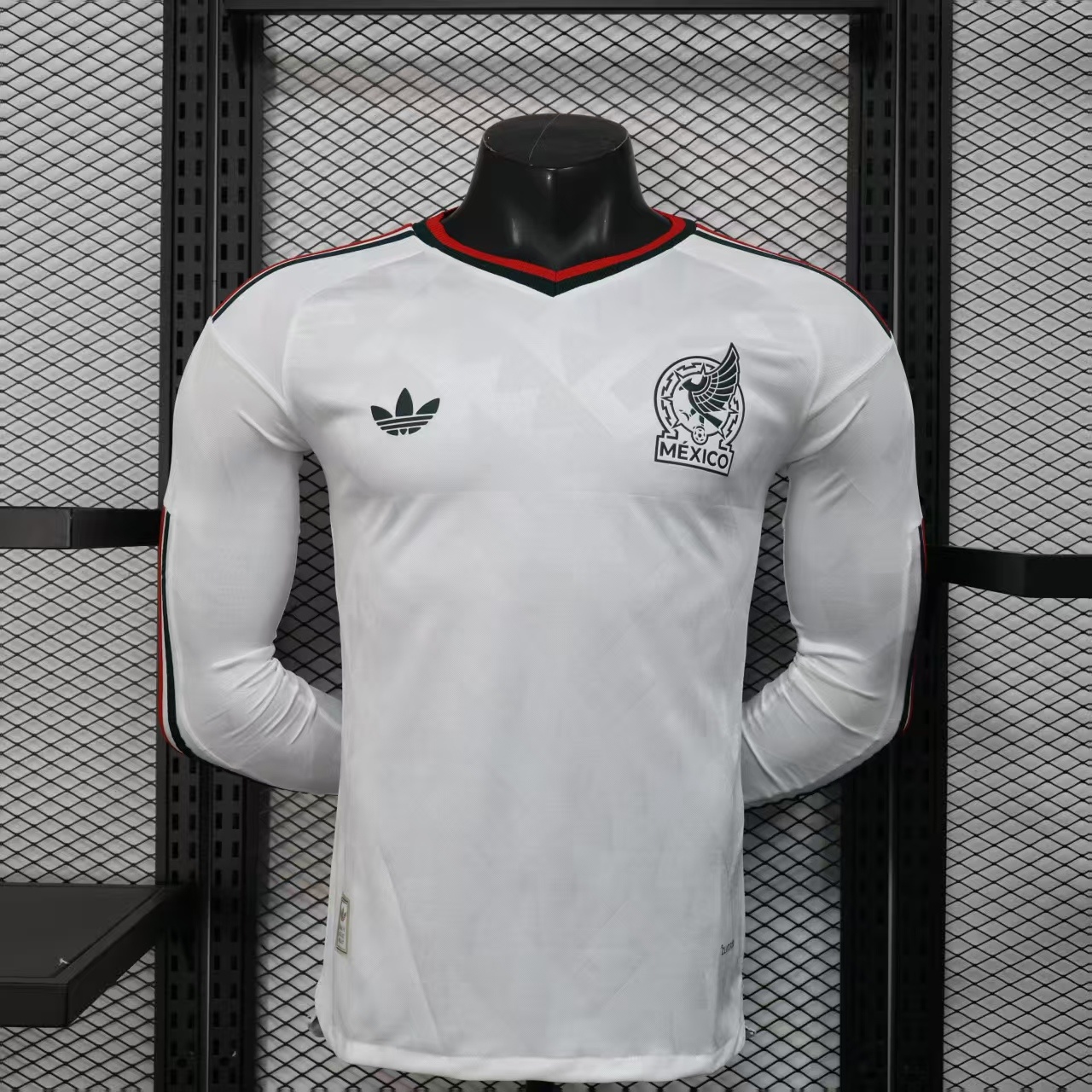 Mexico Away Long Sleeves Jersey Player Version World Cup 2026 | Soc Jersey - Premium Football Jersey