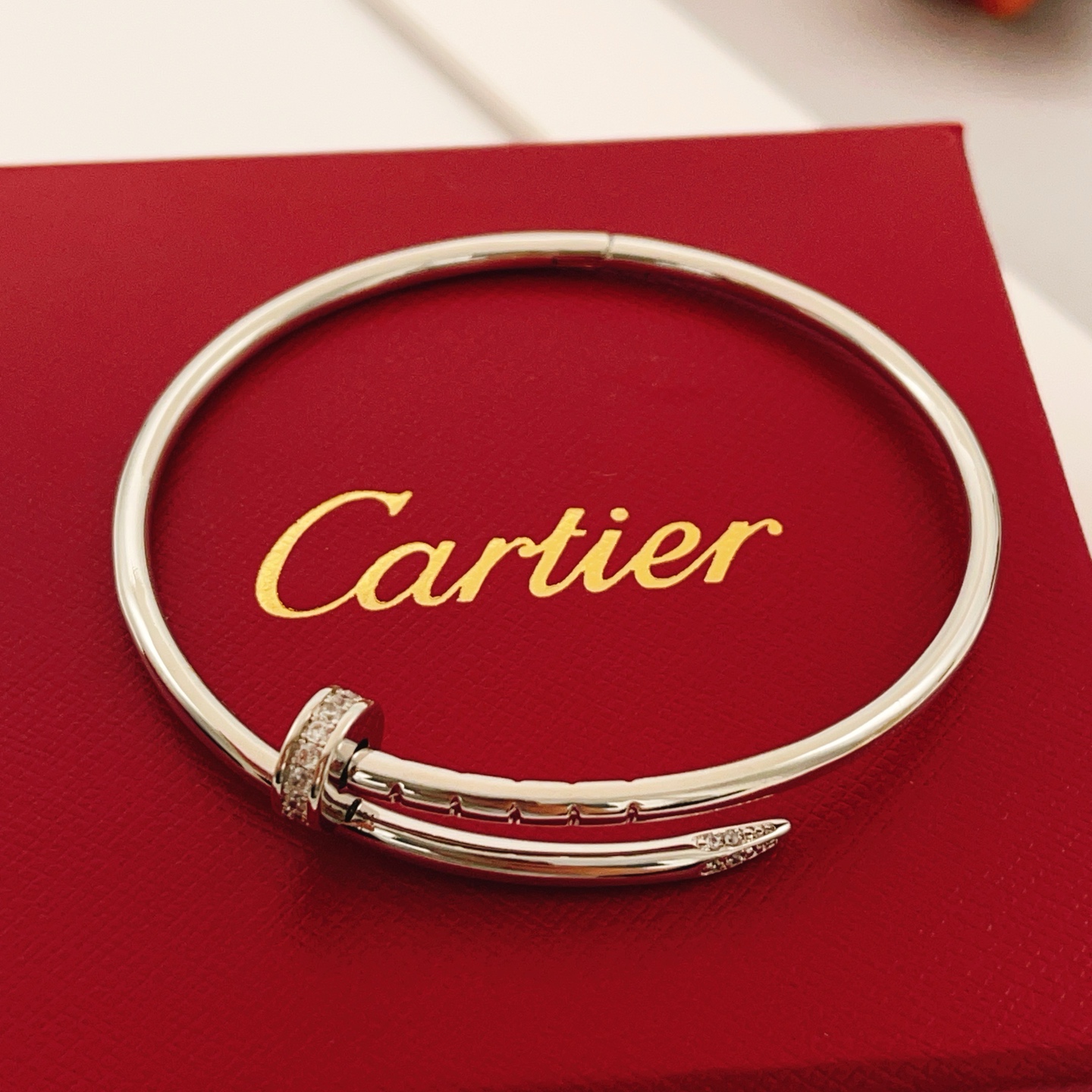 Cartier Fashion Designer Bracelet 17cm-Silver