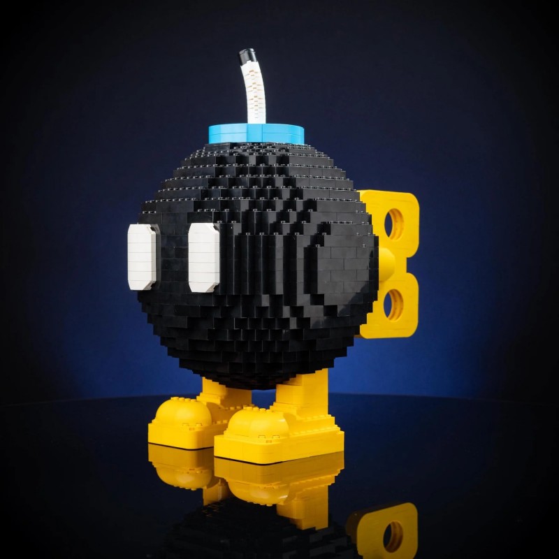 1393Pcs Super Mario MOC Bob-Omb