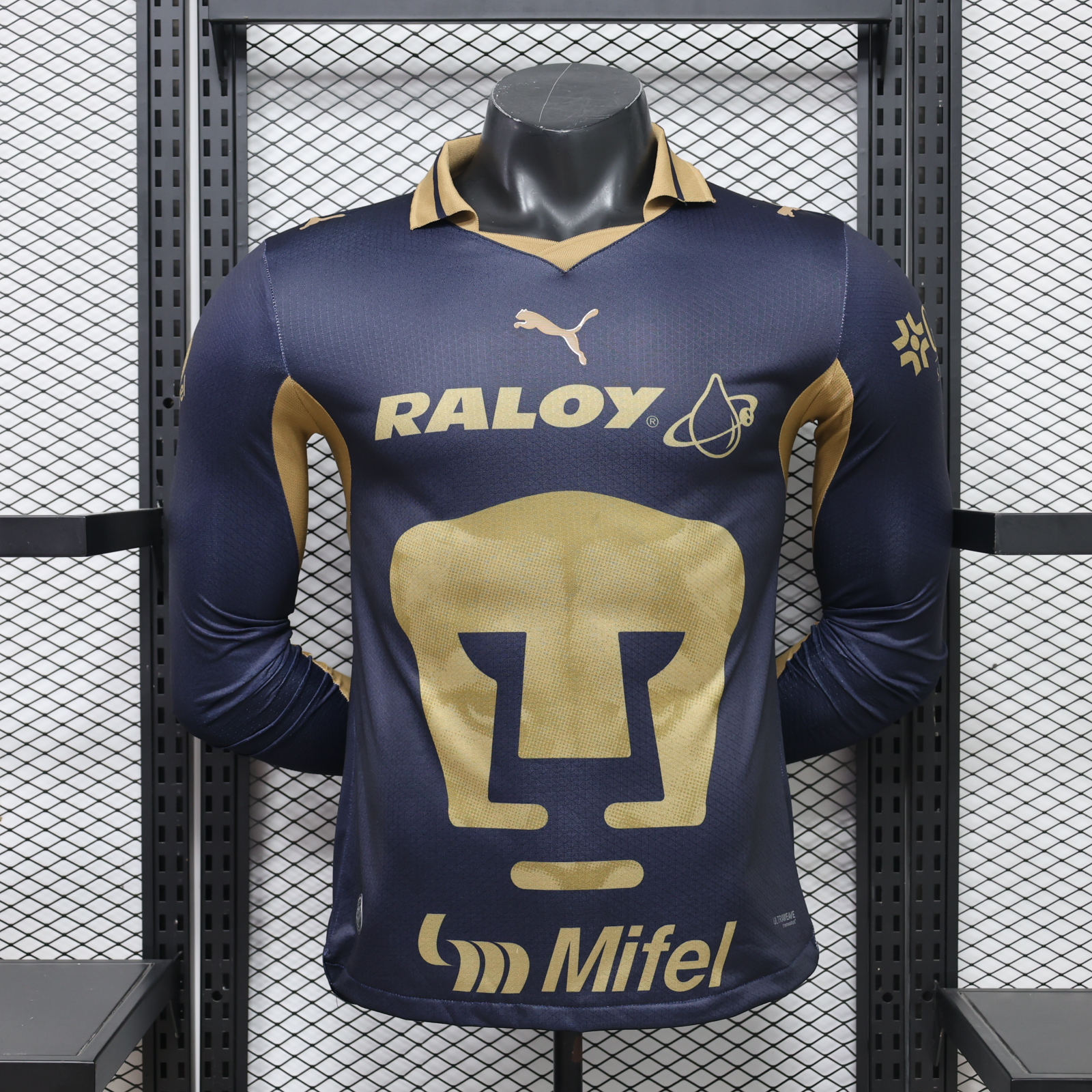Pumas UNAM Away Long Sleeve  Jersey Player Version 26/27