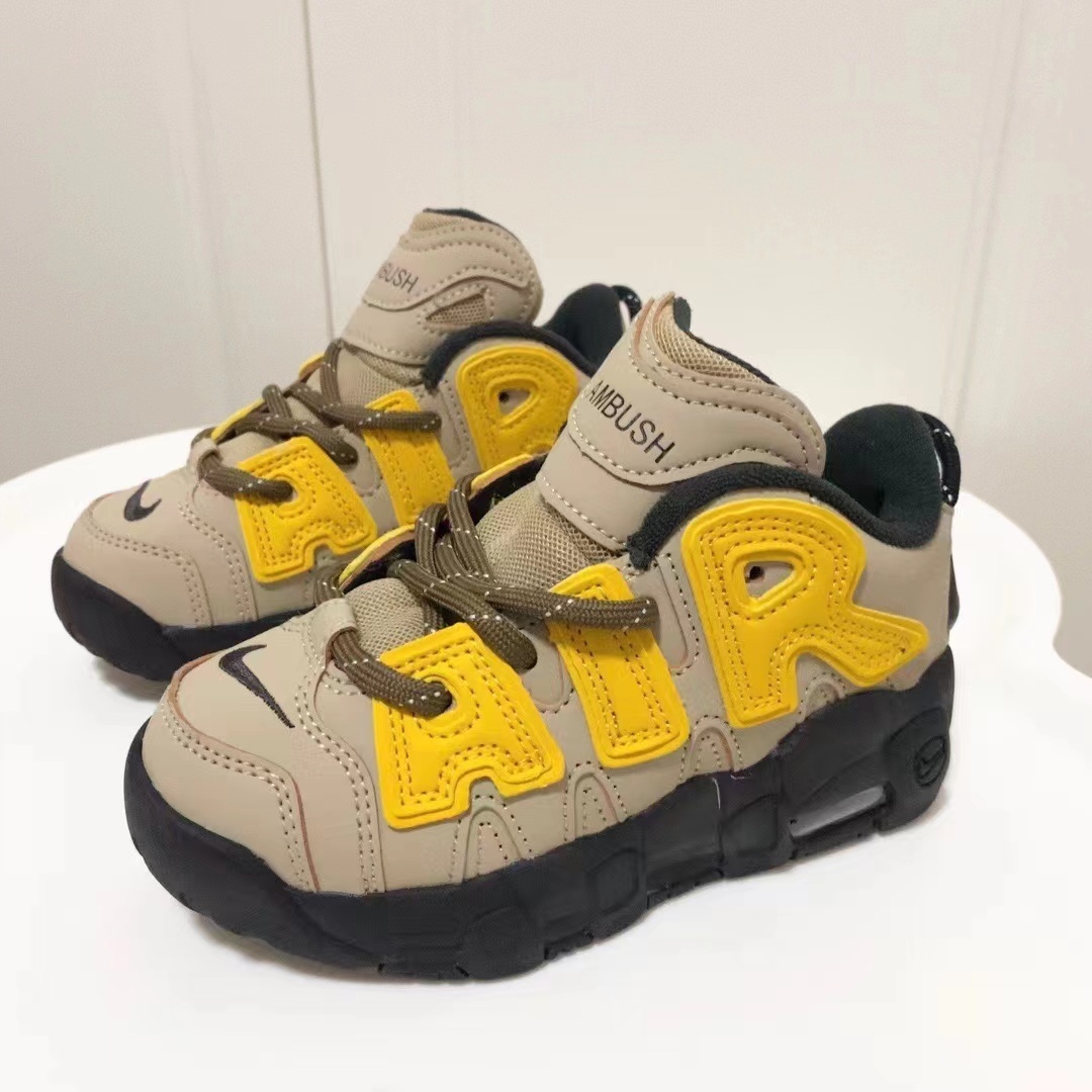 2025-26 FD0023-001 US Kid's Sizes Brown Pippen Joint Edition Low cut Inverted Hook Shoes tianlong