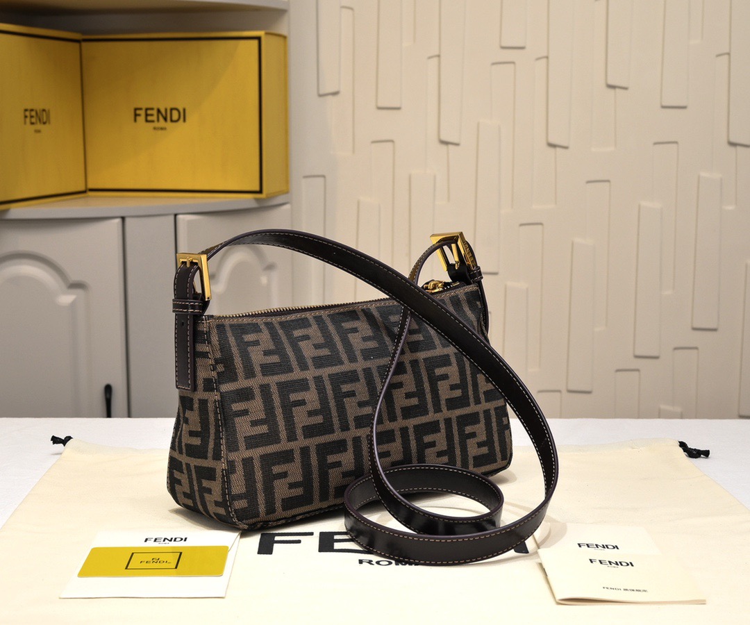 Fendi classic monogram crossbody bags