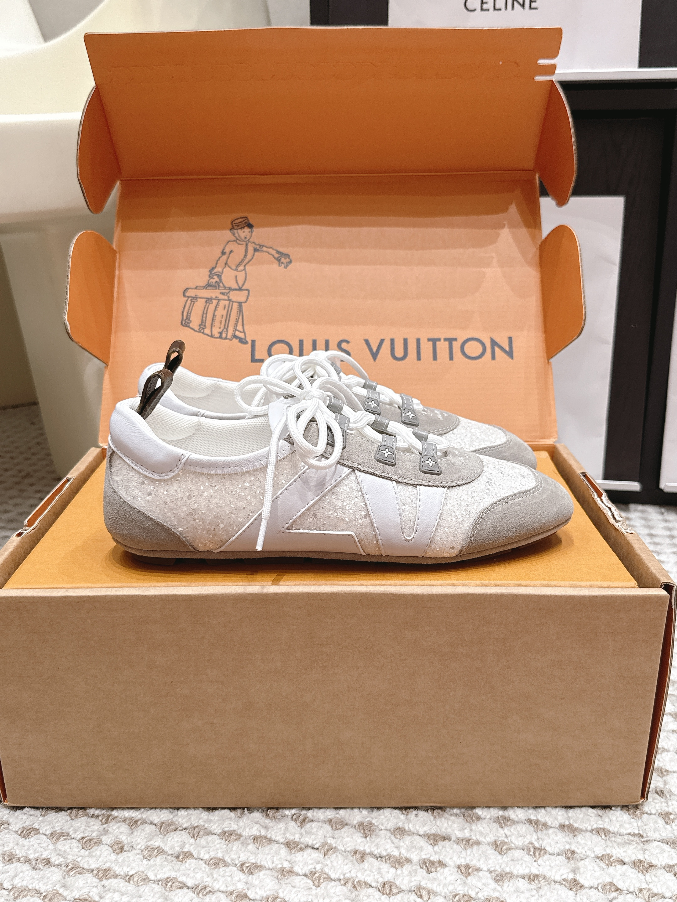 Louis Vutton LV Sneakerina Ballet Flat