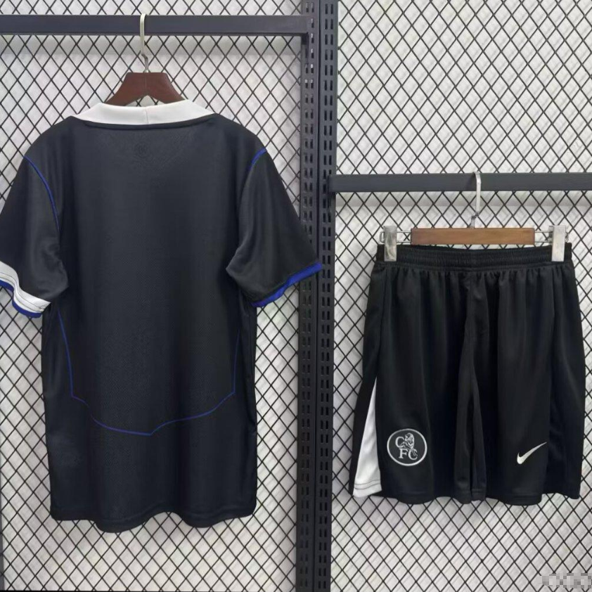 25/26 Kids Chelsea Third Black Jersey 16-28