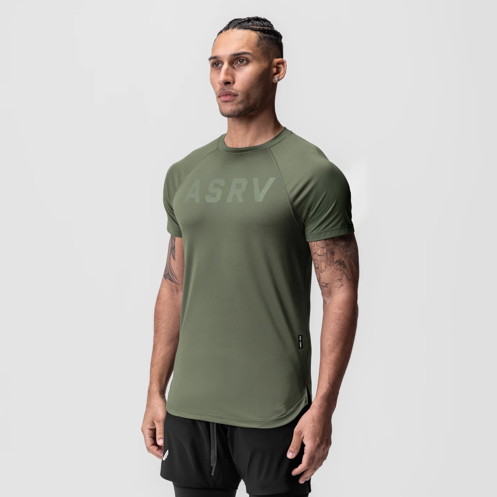0660. AeroSilver Established Tee - Olive 