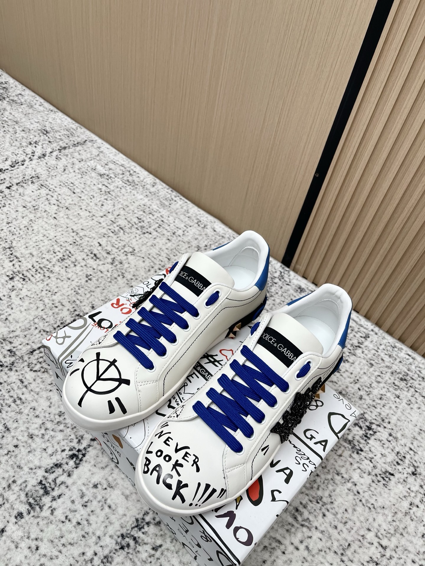 Dolce Gabbana Unisex Leather Sneakers