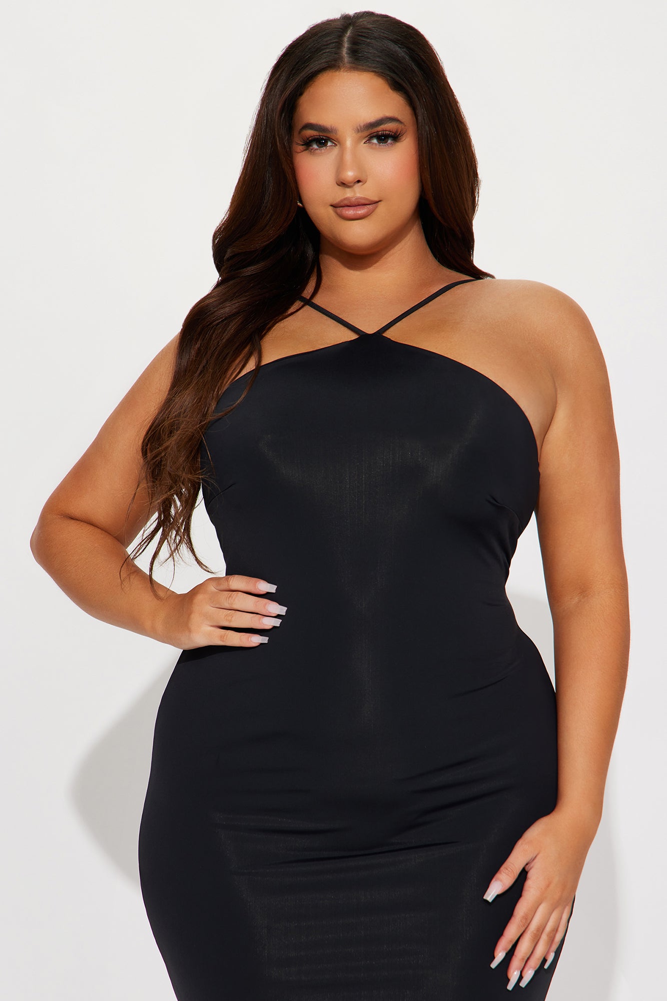 Gigi Sculpting Maxi Dress - Black