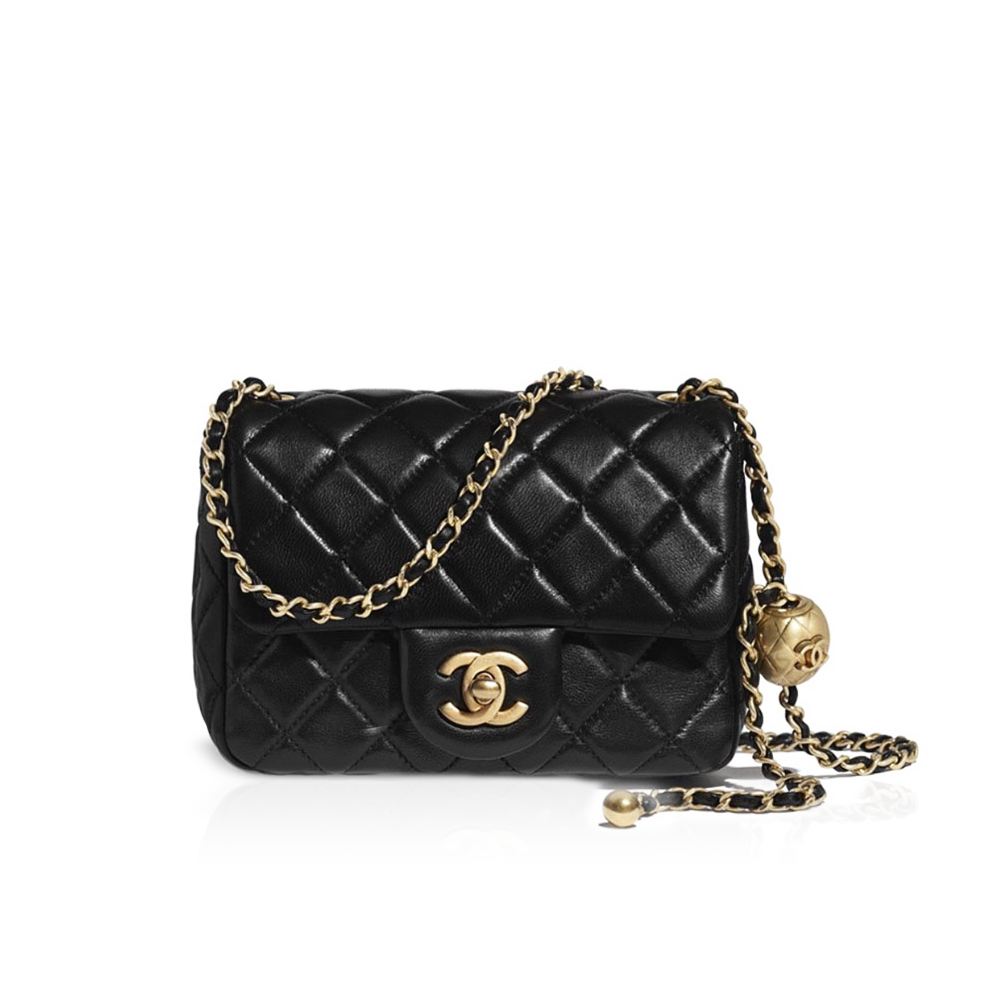 Chanel CF Calfskin Golden Ball 17CM Bag