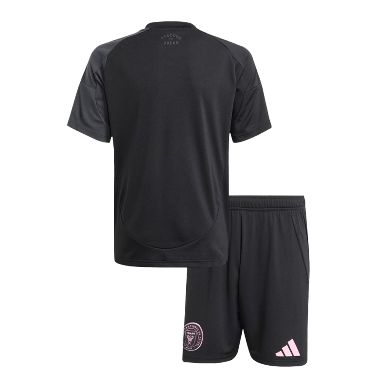 Kids Inter Miami CF Adidas Custom Away Soccer Kits 2025