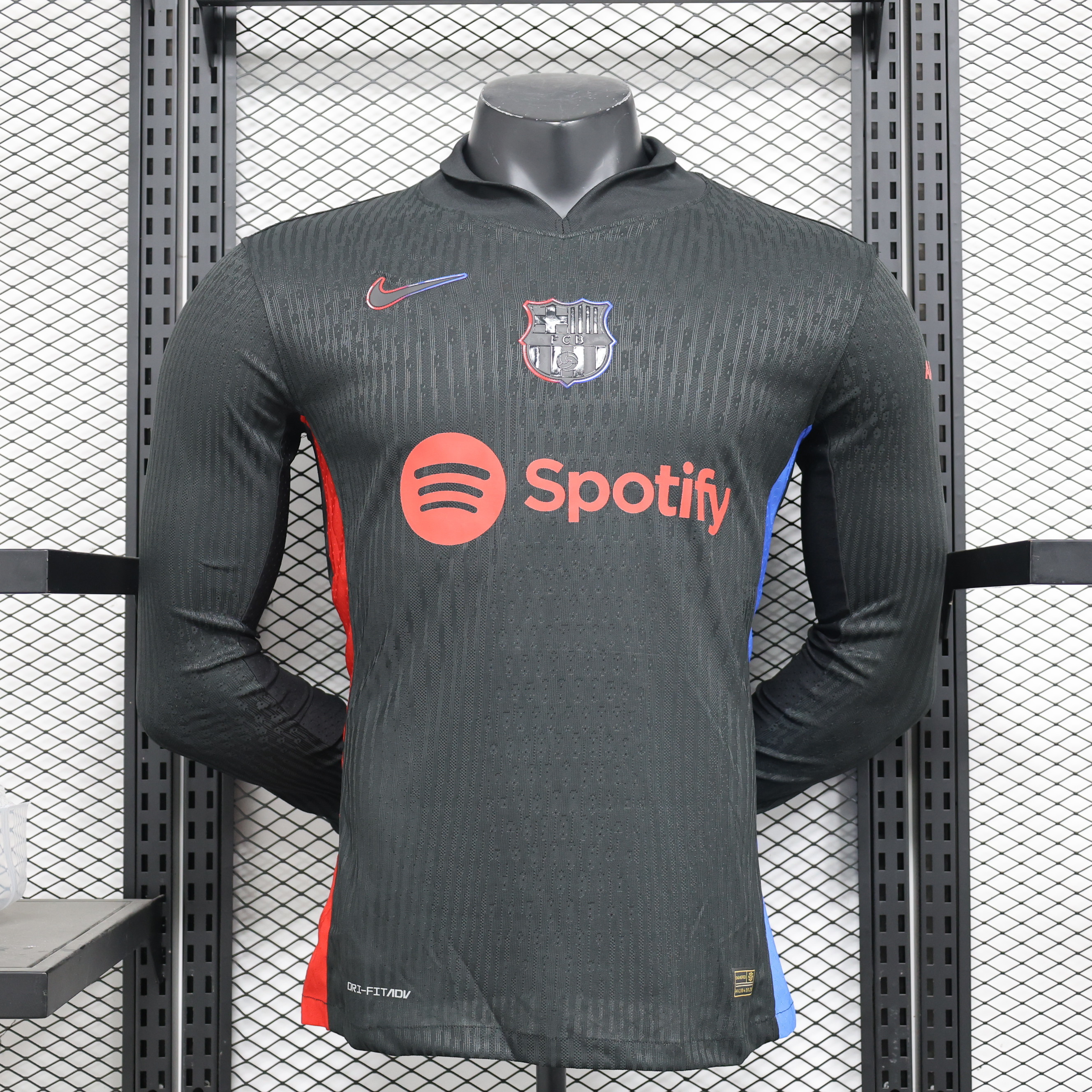 24-25 Barcelona Away Jersey Long Sleeve Player Version