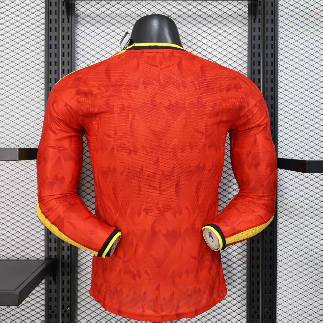 Belgium Home Long Sleeves Jersey Player Version World Cup 2026