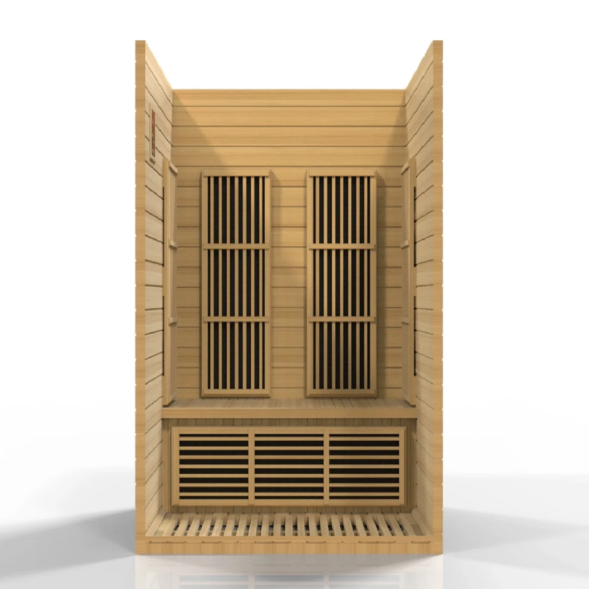 Dynamic Infrared Maxxus 2 - Man Indoor Bluetooth Compatible Hemlock Far Infrared Sauna