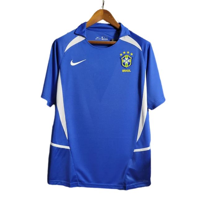 Retro  Brazil 2002 Away Blue