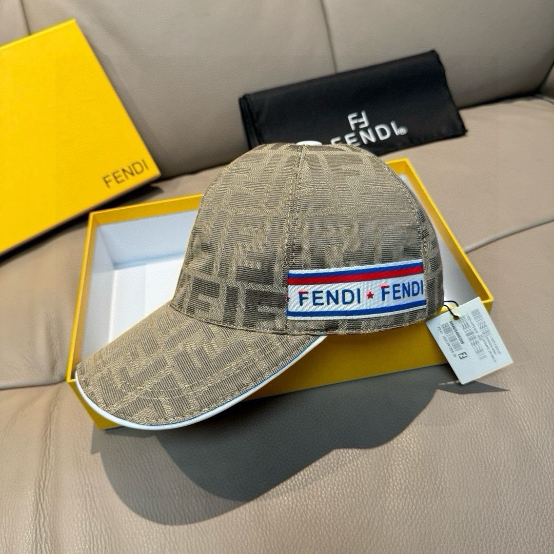 Fendi FF Logo Baseball Cap