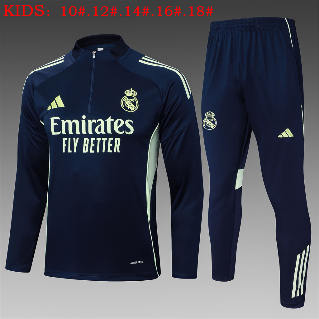 Real Madrid Kids Training Suit 25/26 | Soc Jersey - Premium Football Jersey