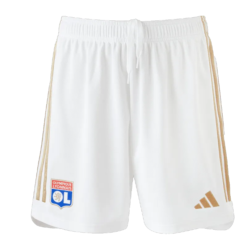 23-24 Olympique Lyonnais Home Shorts