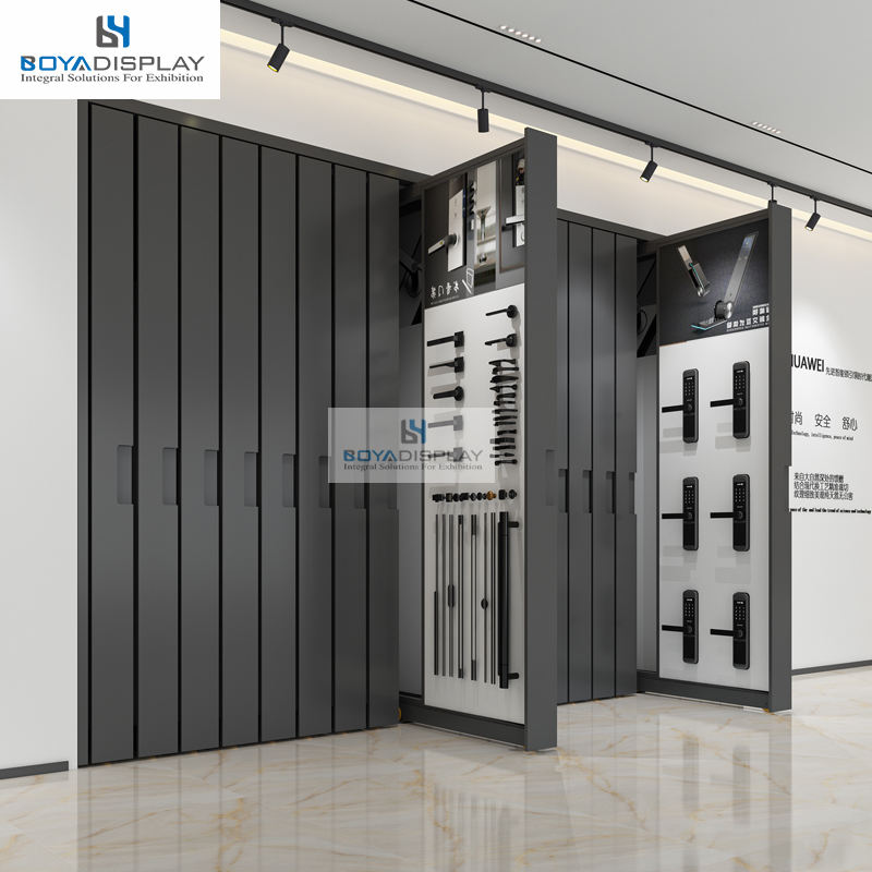 Customize Logo 2mm Metal Pull-Out Sliding Hardware Product Tool Display Racks for Store Showroom