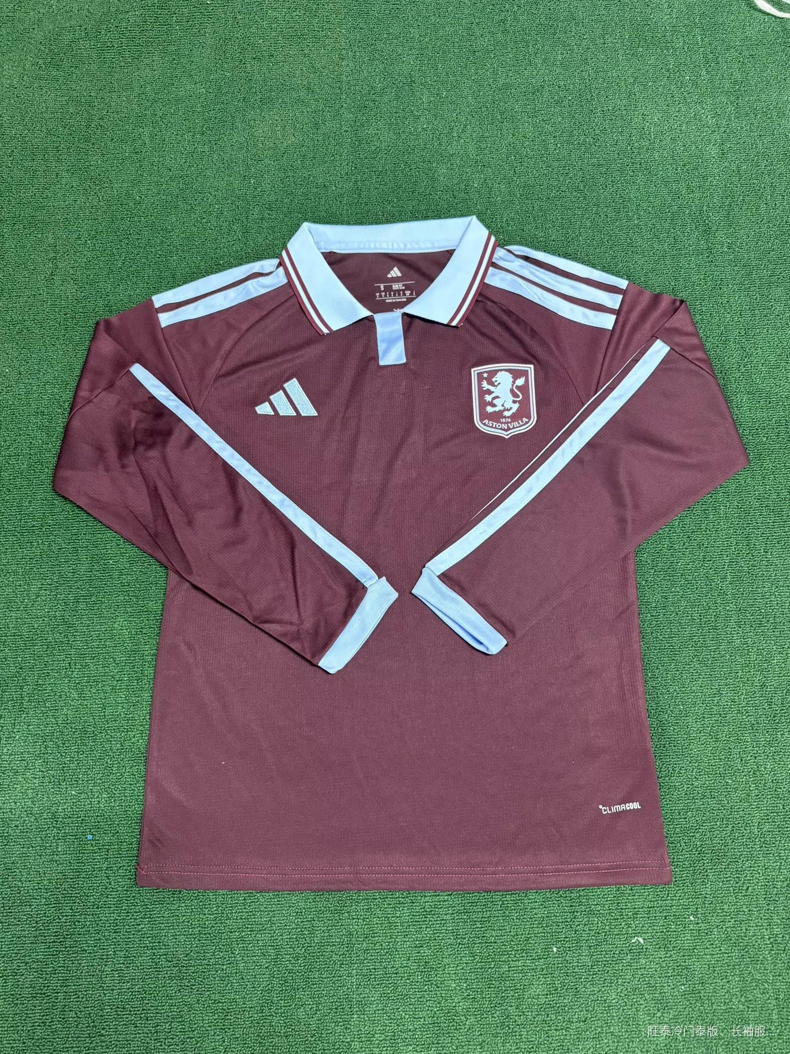 2026-27  Long Levver Aston Villa FC. Red Fans Football Shirt 1:1 Thai Quality