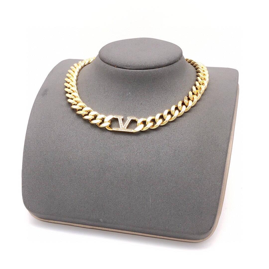 Valentino Gold Choker Necklace