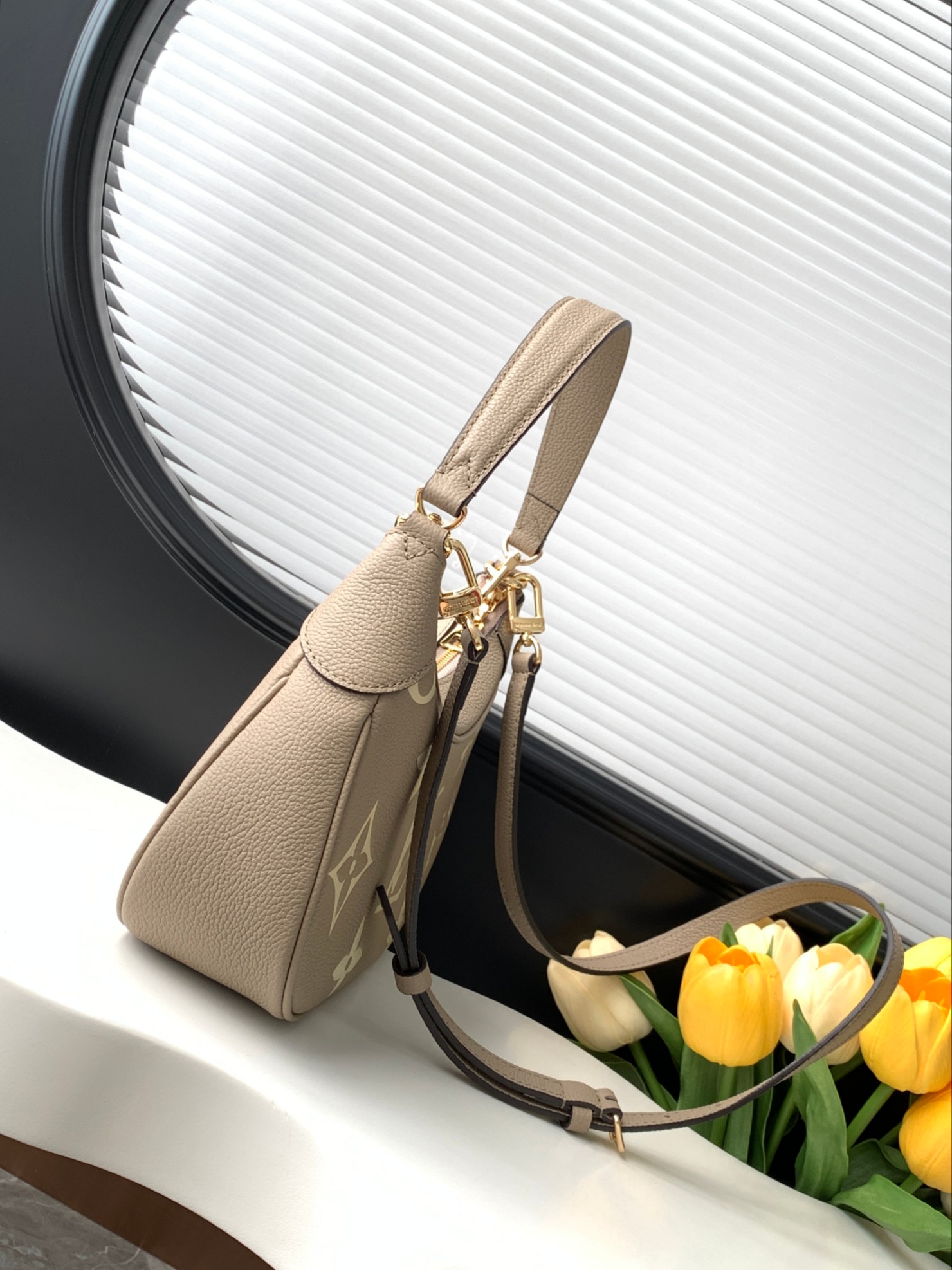 Louis Vuitton LV Bagatelle croissant bag