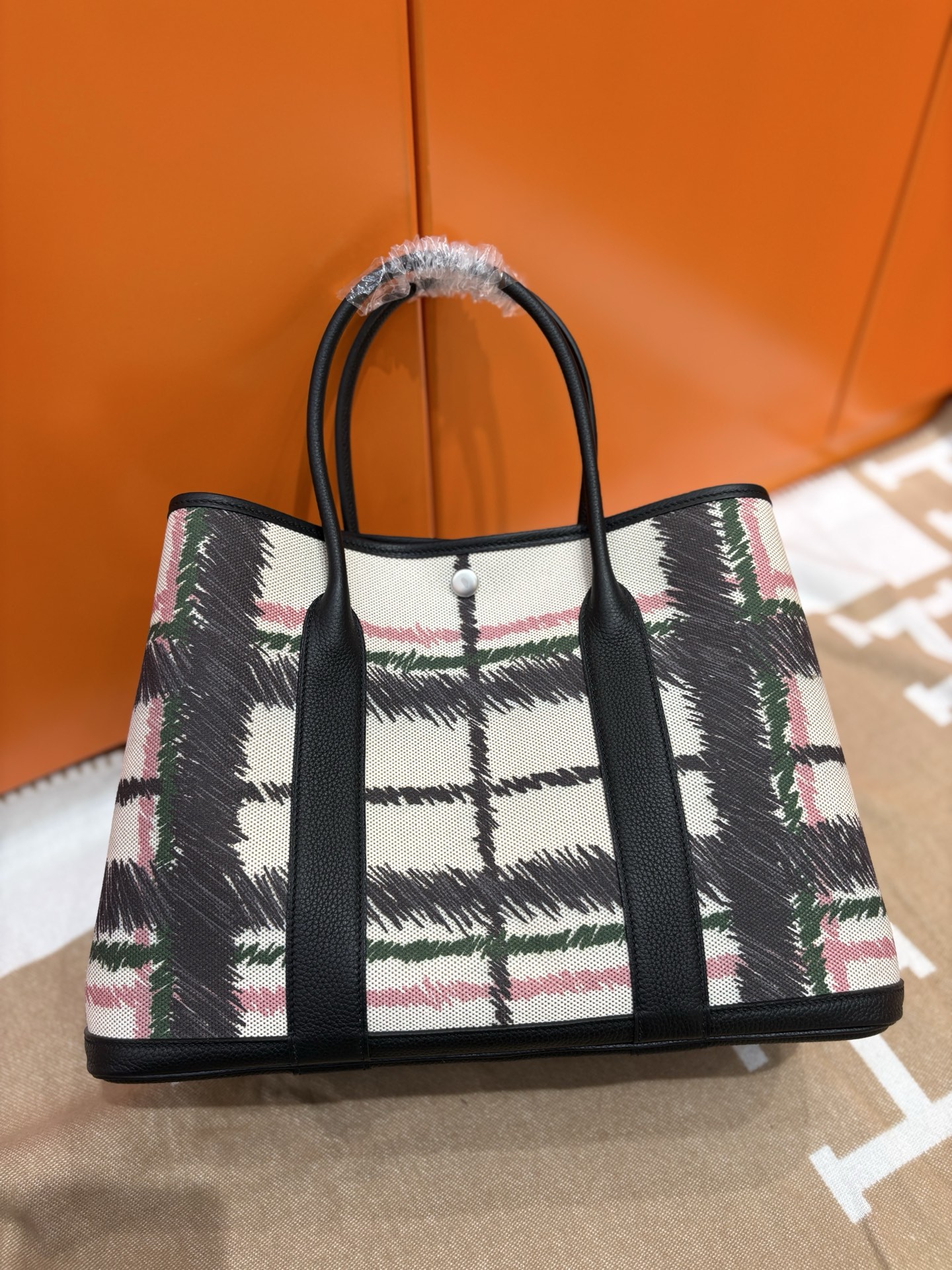 Hermes Garden Party Graffiti Handbag