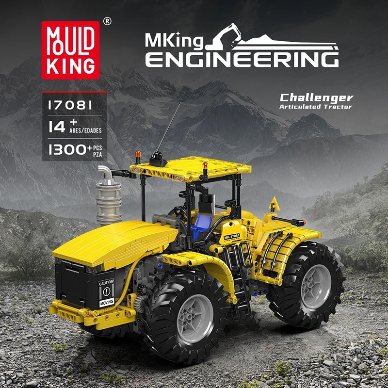 MOULD KING 17081 - Challenger Articuated Tractor