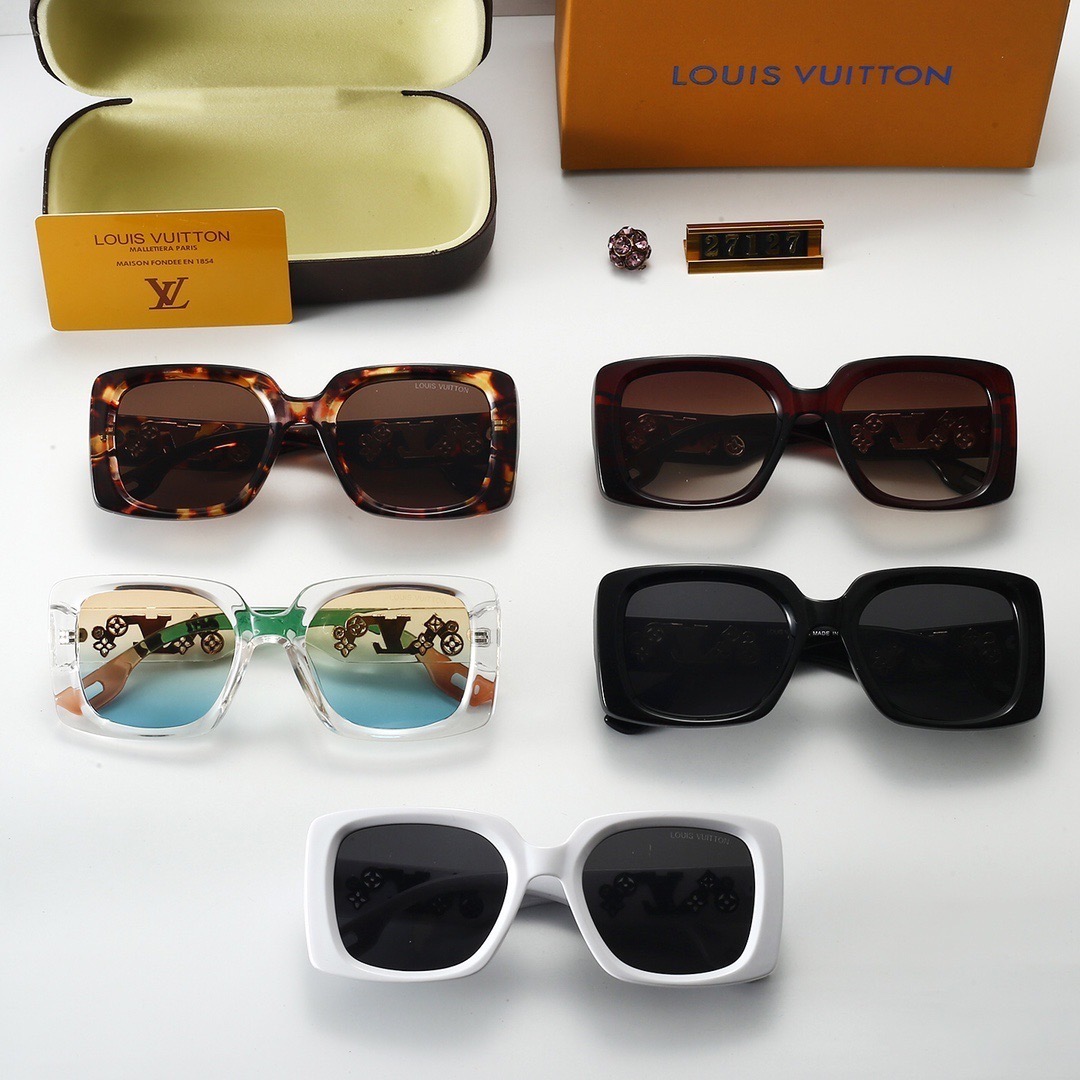 Louis Vuitton LV  Cyclone Chunky Sunglasses Top quality - KAIROO