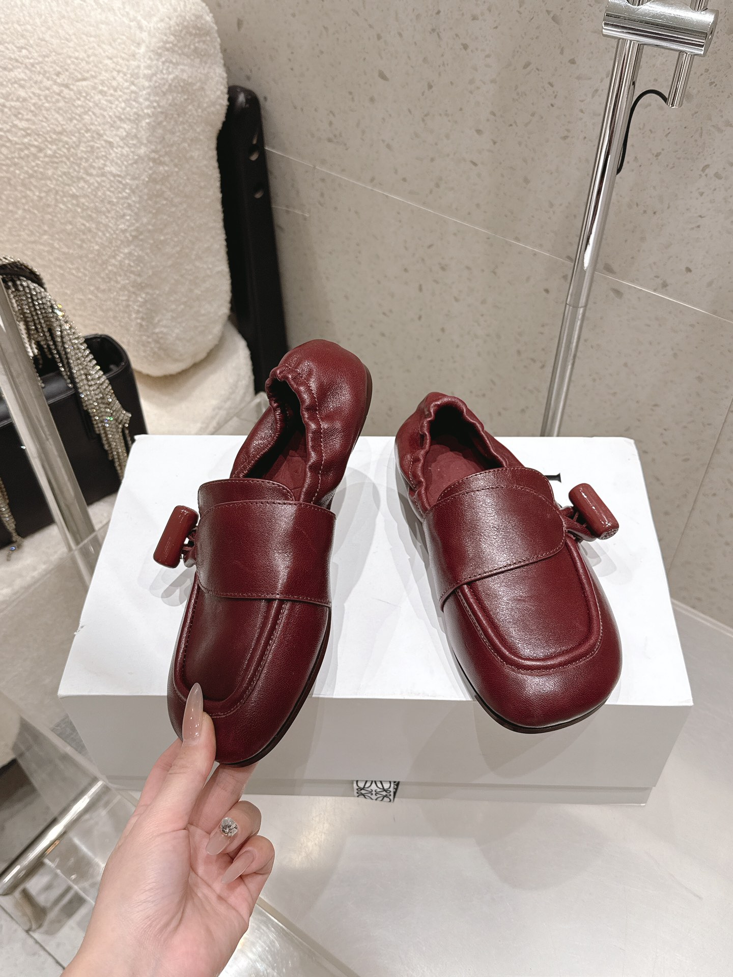 Loewe soft Toggle leather Loafer