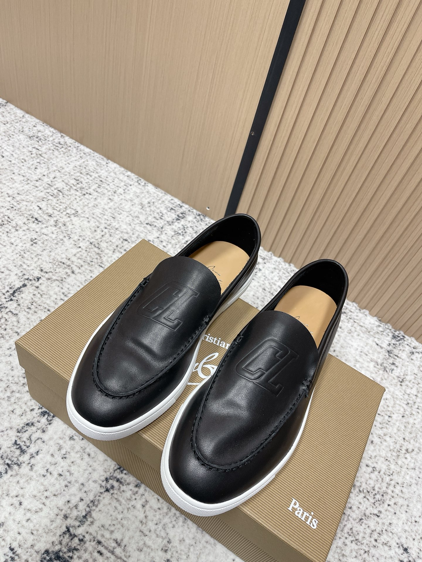 Christian Louboutin Men's leather loafer