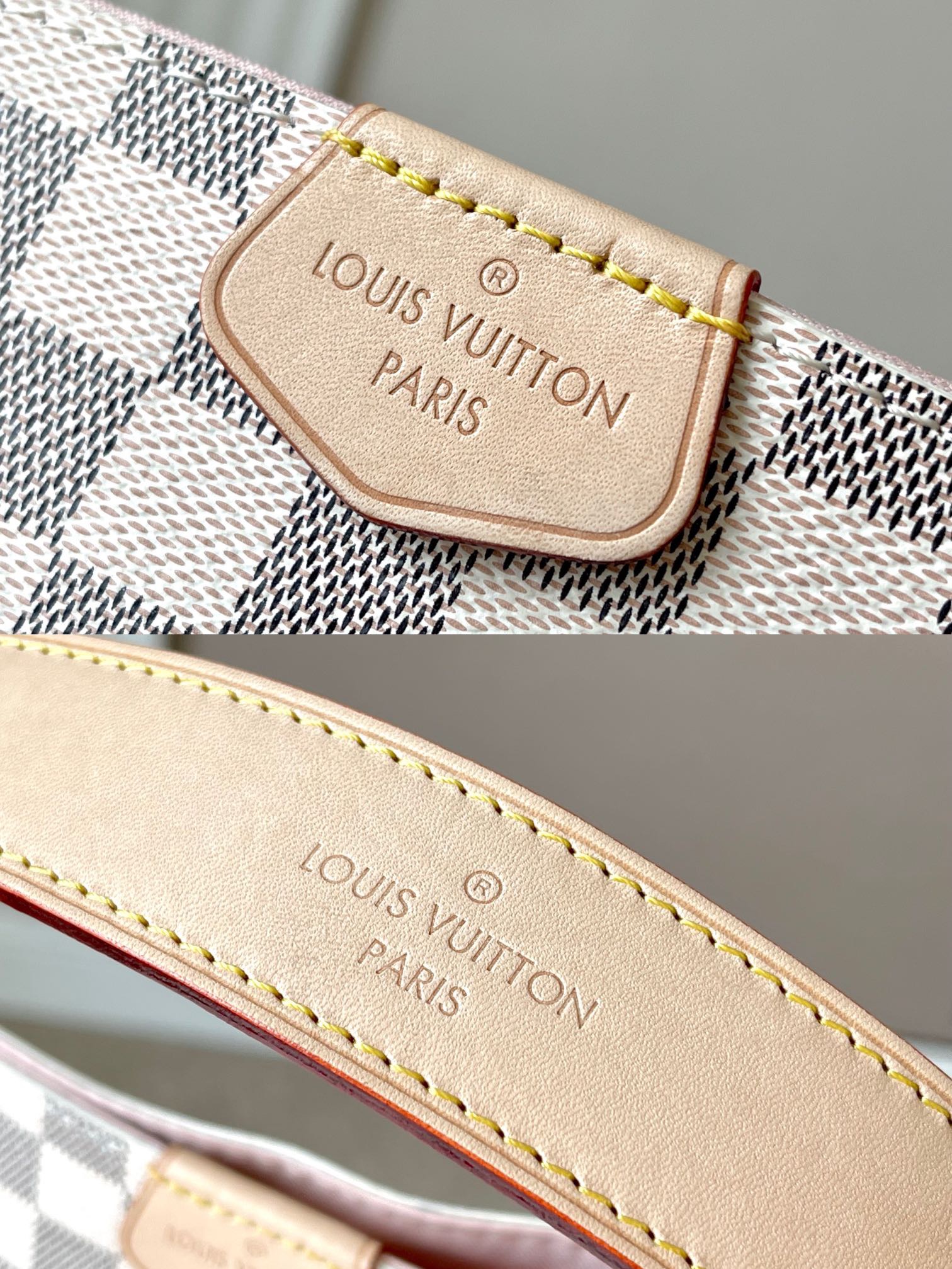 Louis Vuitton LV Damier Azur Coated Canvas Bag