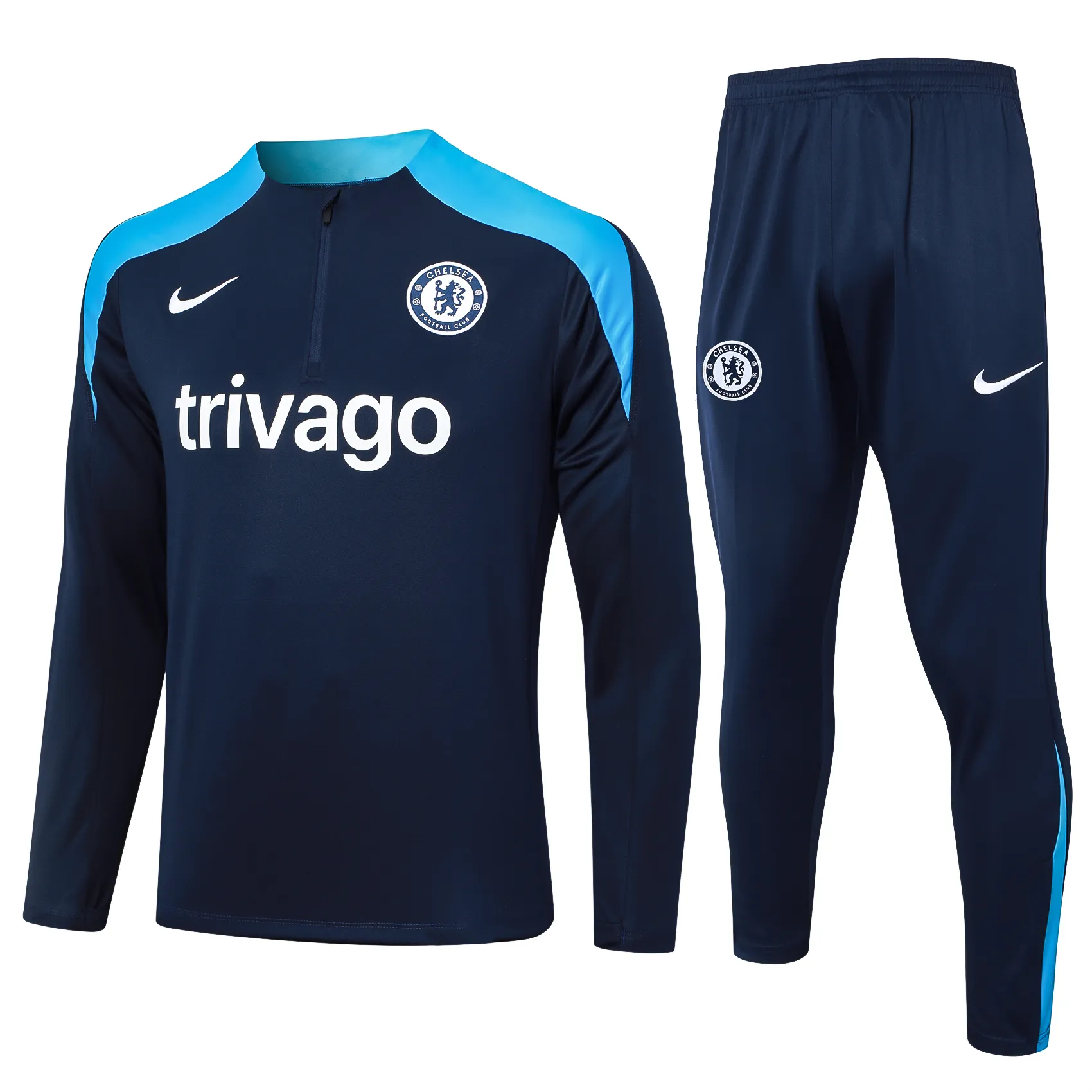 Adult/ Kids Chelsea 24/25 Half zipper training suit B801