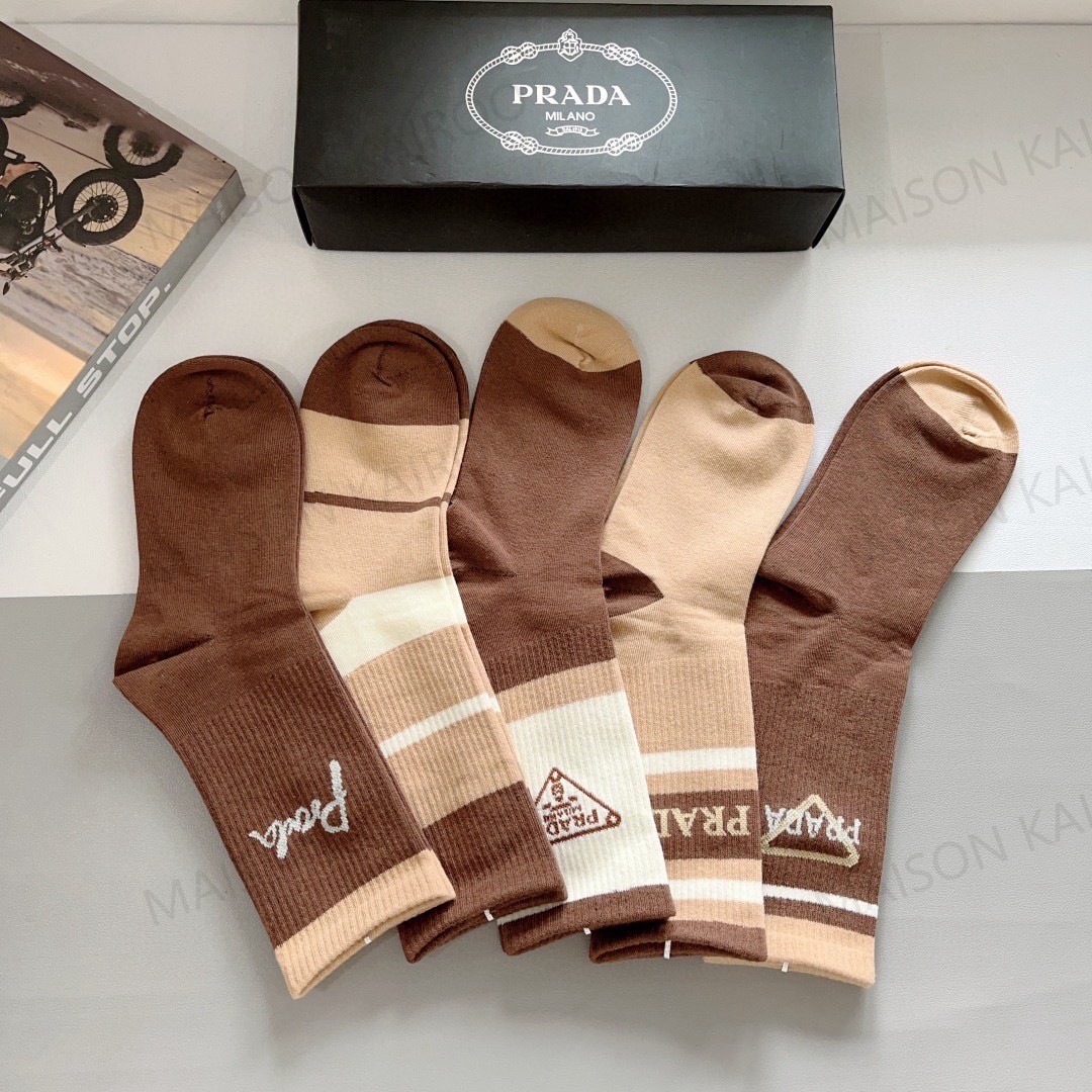 Prada Socks 5-Pack - KAIROO