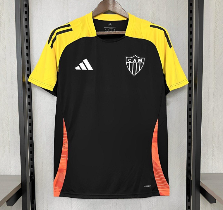25/26 Atletico Mineiro Training Black/Yellow Jersey S-4XL