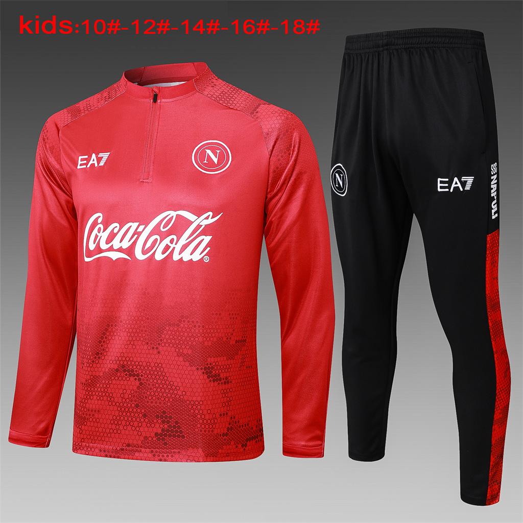 Napoli Kids Training Suit 24/25 | Soc Jersey - Premium Football Jersey