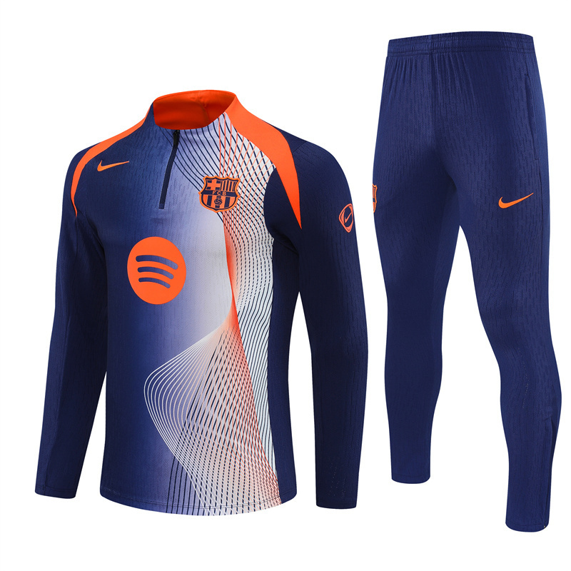 Adult / Kids Barcelona 25/26 Half Zipper Training Suit T90