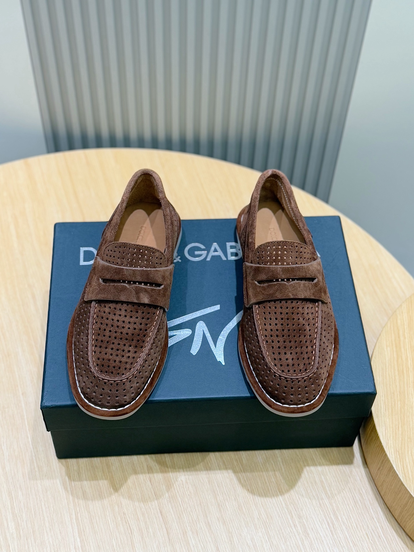 Dolce Gabbana Men's Suede Florio Loafer