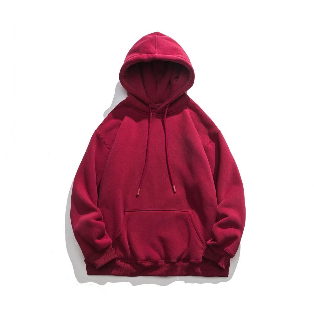 Moletom com capuz e pulôver de pele de cordeiro da moda e pesado da Custom Clothes
