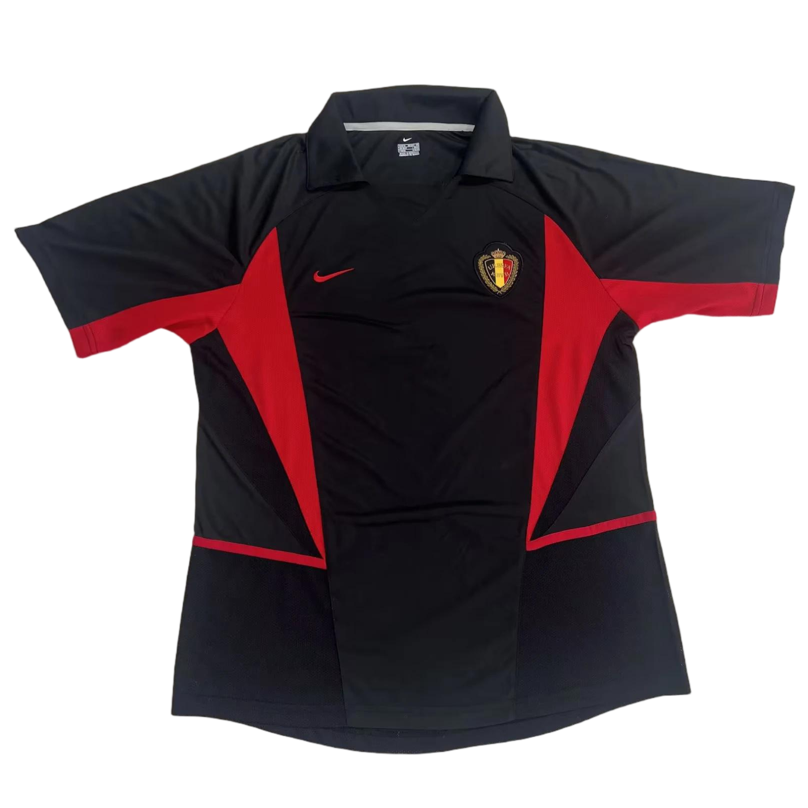 Retro 2002 Belgium Away Jersey black S-XXL