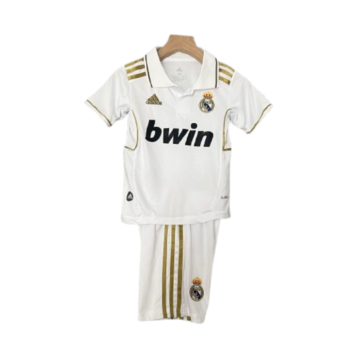 Real Madrid 11-12 Home Retro Kids Kit Soccer Jersey