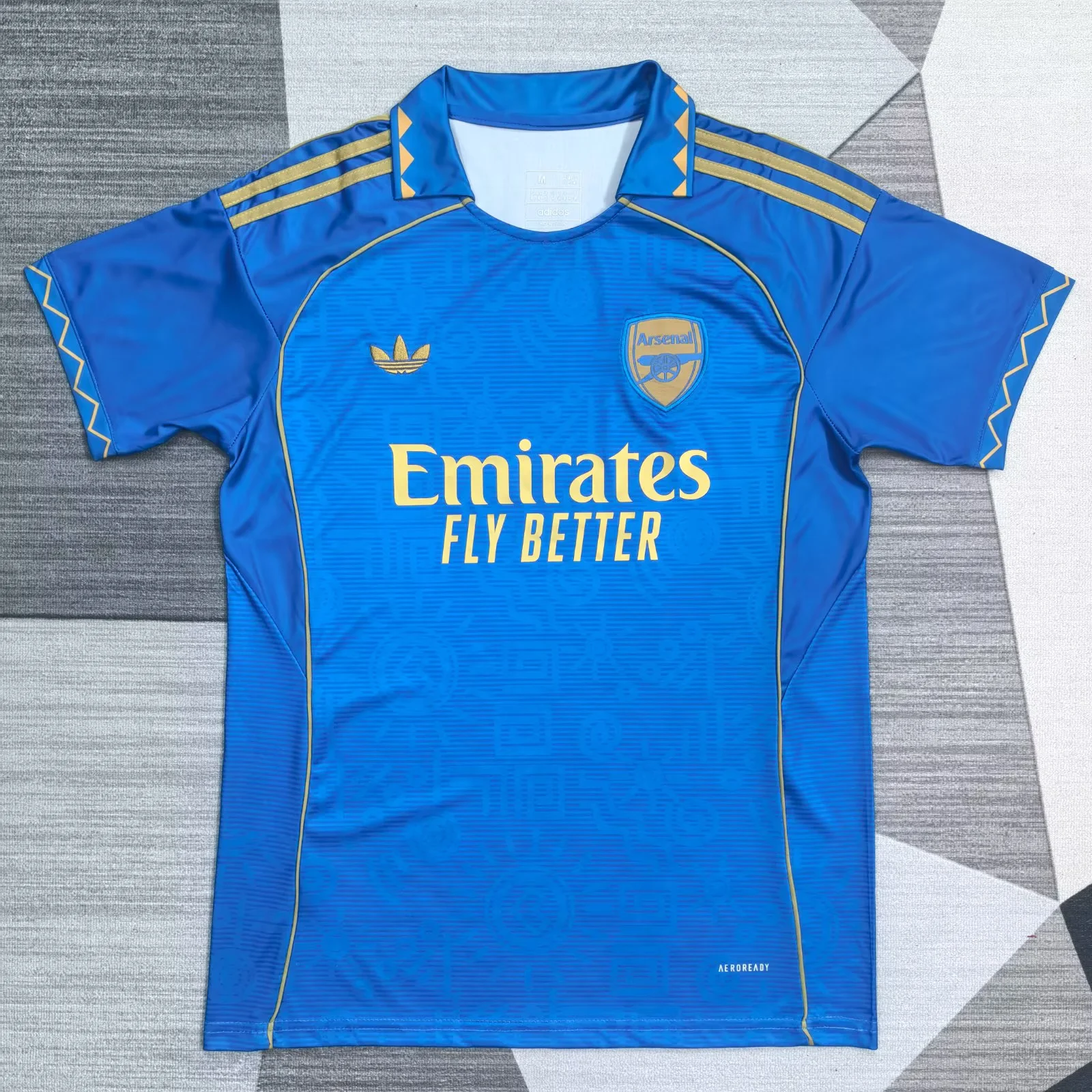 2025-26 Arsenal  Fans Blue Football Shirt 1:1 Thai Quality