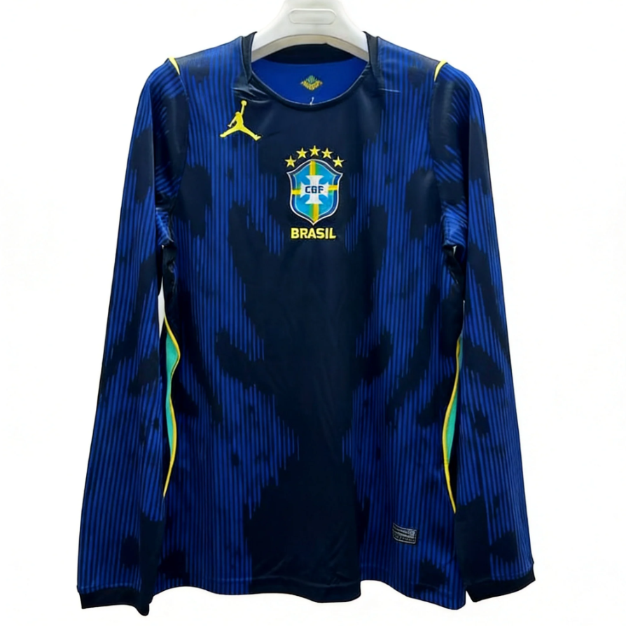 2026 World Cup  Brazil Away Long Fan Jersey S-4XL
