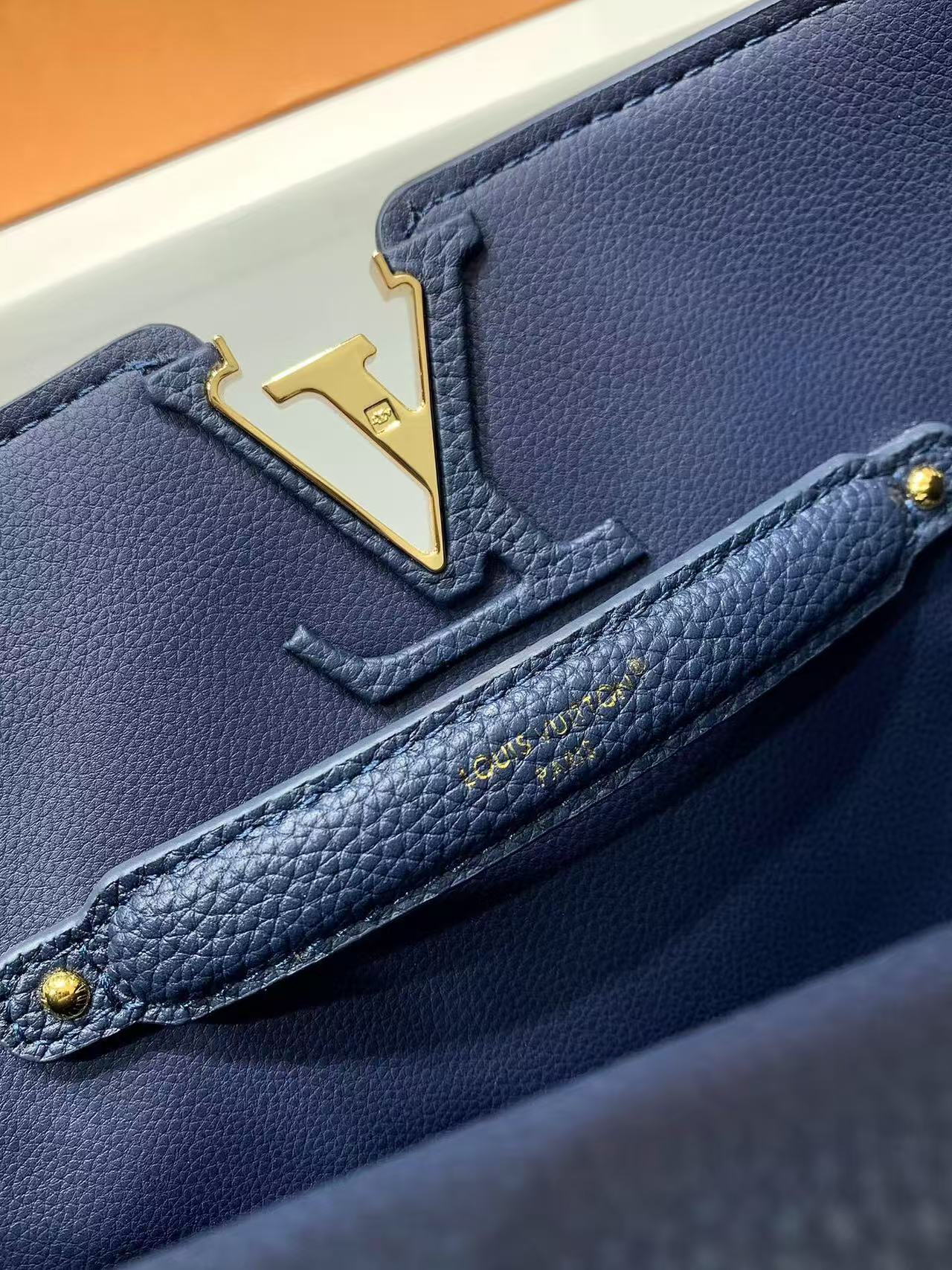 Louis Vuitton new Capucines handbag in blue