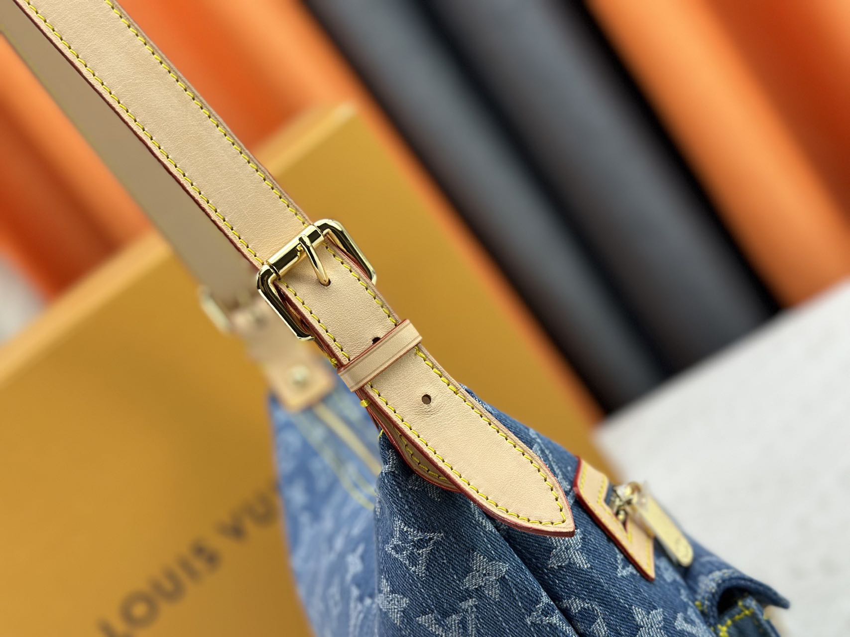 Louis Vuitton M44464 M44450 new denim handbags