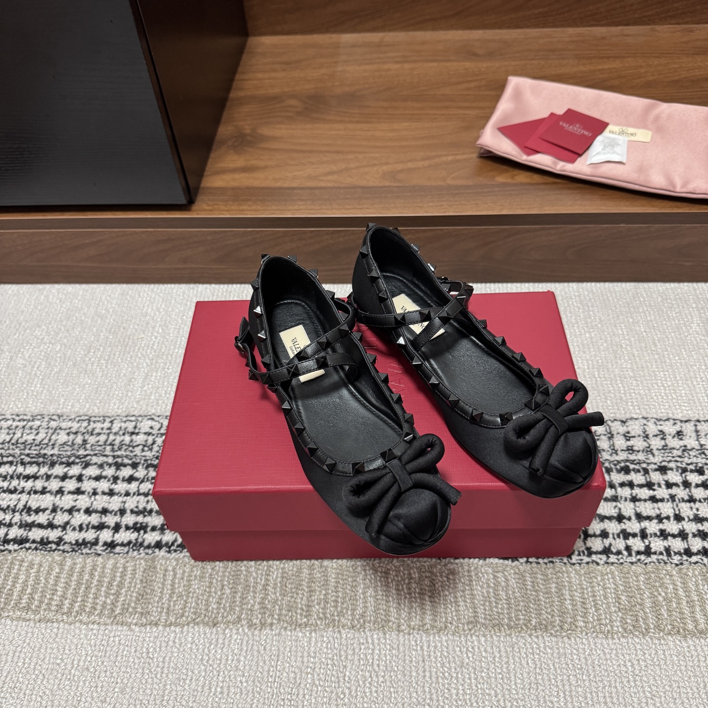 Valentino Rockstud Ballet Flat