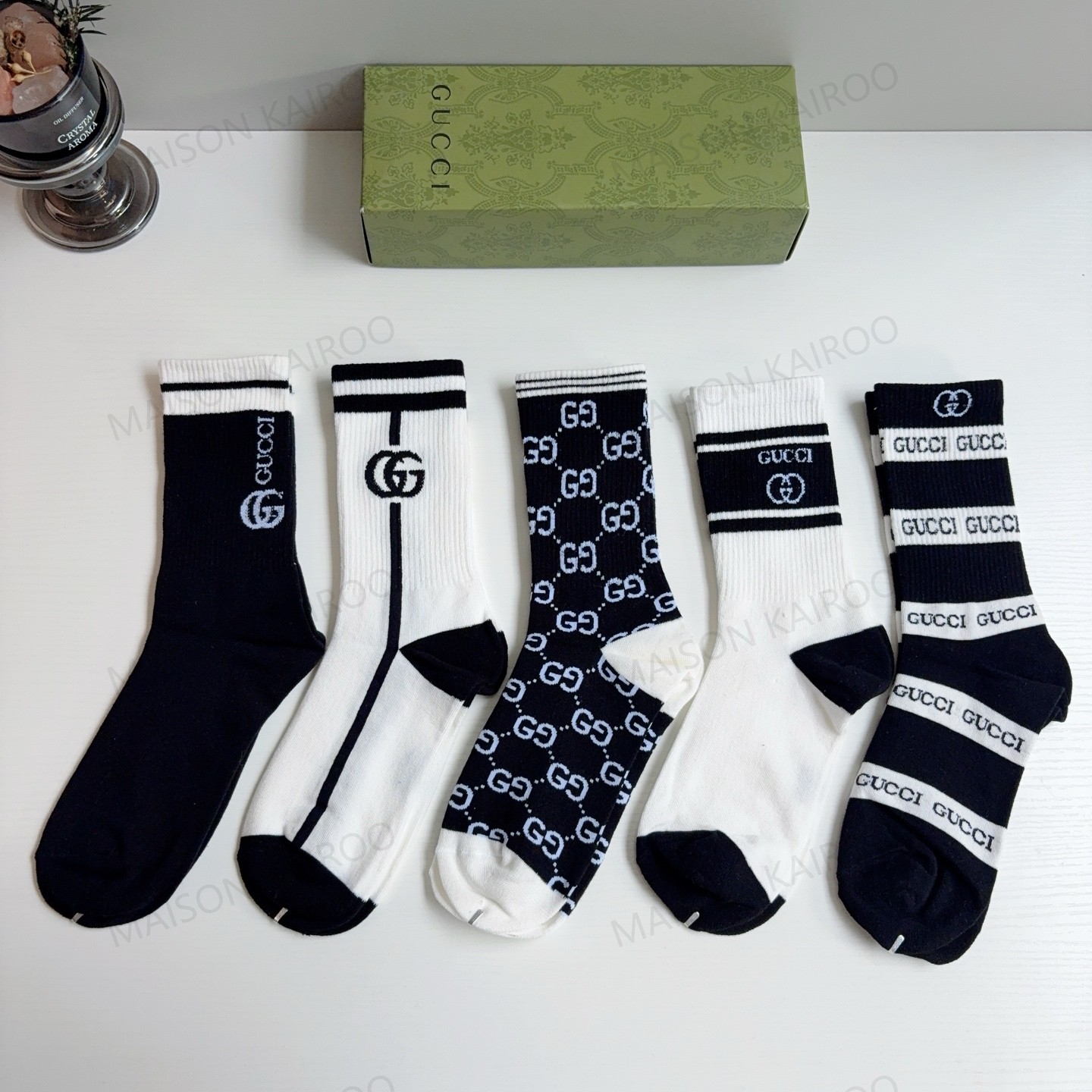 Gucci Socks 5-Pack - KAIROO