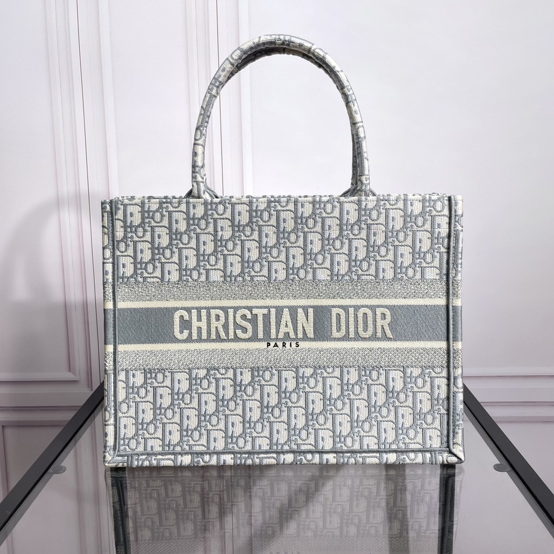 Dior Medium Embroidered Book Tote