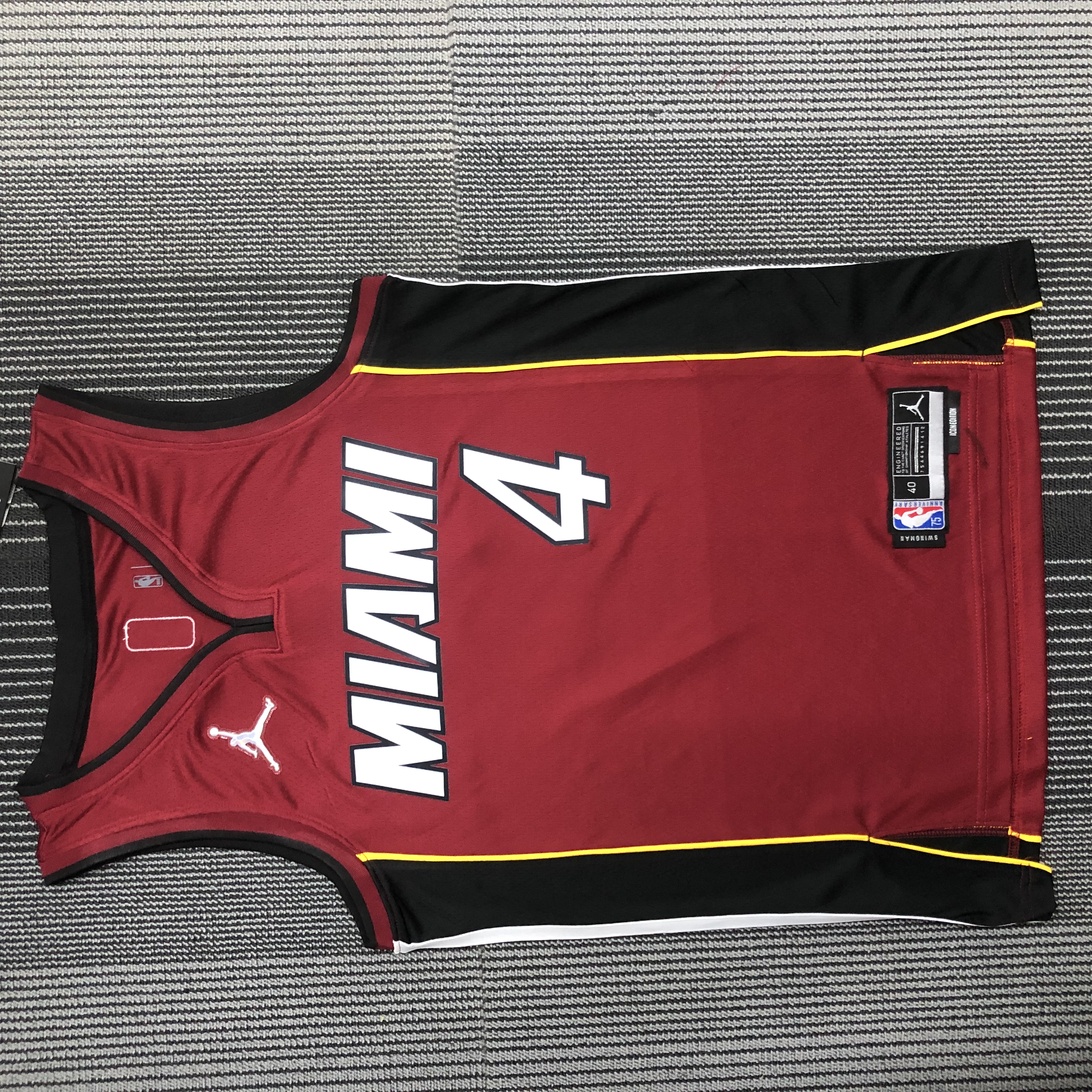 75TH anniversary  Miami Heat Flyer Red  No.4 Oladipo