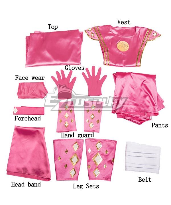 Power Rangers Pink Ninjetti Ranger Pink Ninja Ranger B Edition Cosplay Costume
