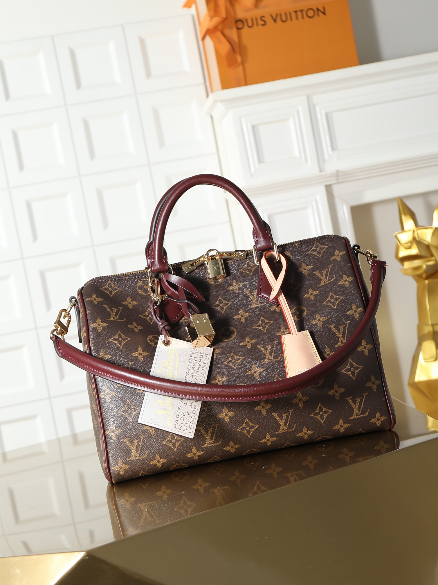 Louis Vuitton Monogram Anniversary Sedy Soft 30 Handbag